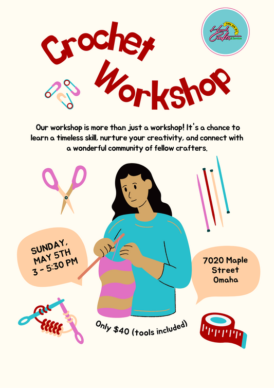 Workshop |  Crochet Workshop Series: From Basics to Beautiful Creations