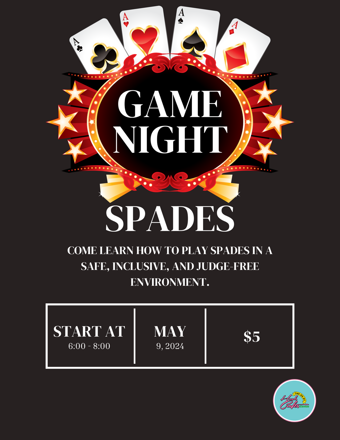 Game Night | Spades Workshop: Learn and Play in a Welcoming Atmosphere