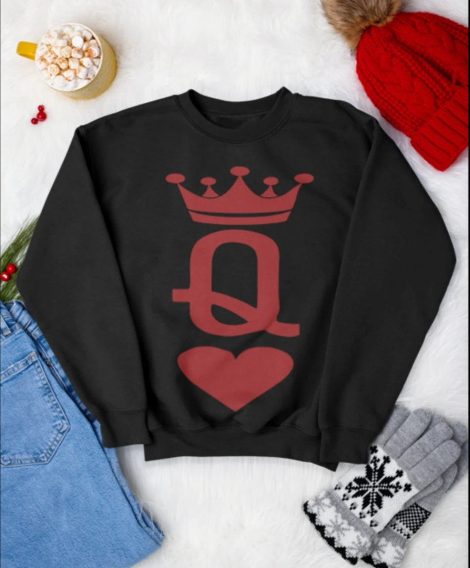 Couple T- Shirts | Queen - Red