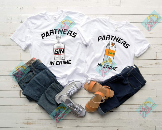 Couple T- Shirts | Partner in Crime - Juice